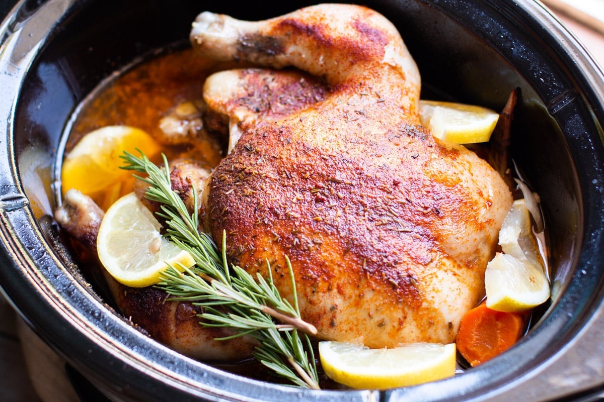 Skip the Store: Easy Slow Cooker Whole Chicken for Tender Meat